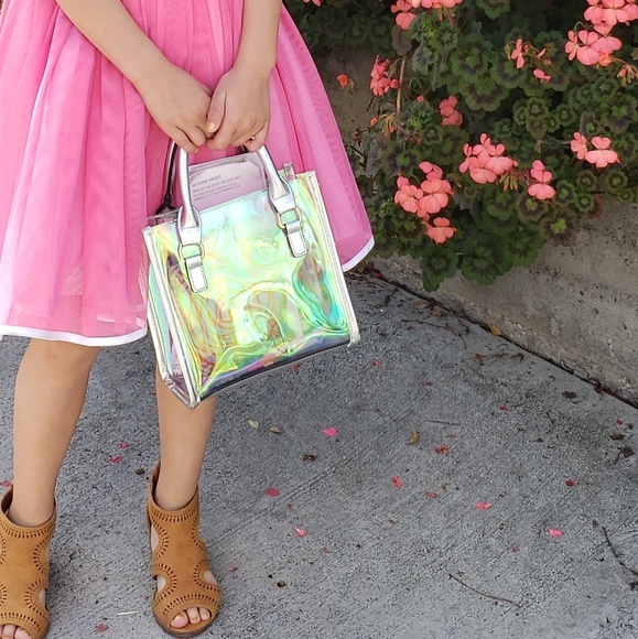 Camel Girls peep toe booties with tiny heel - Picture 4 of 8